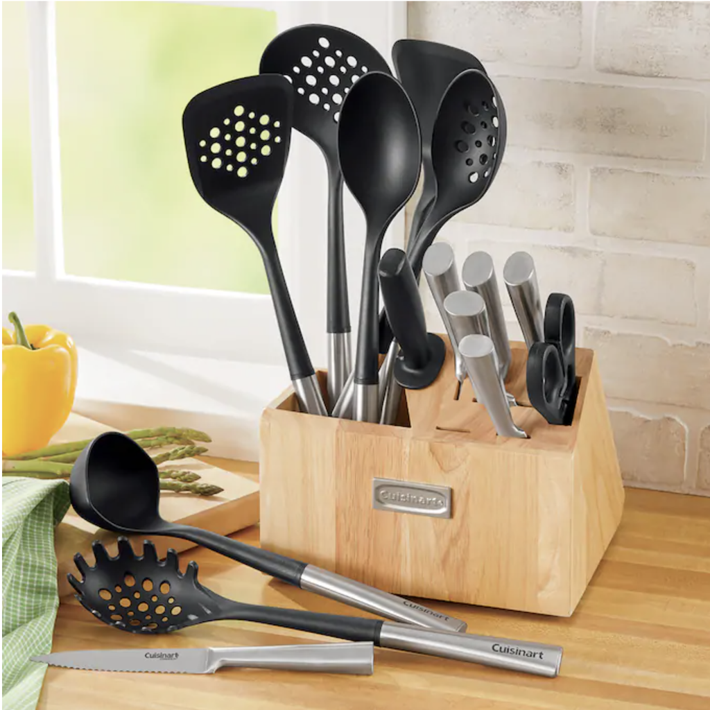 our table cutlery block set